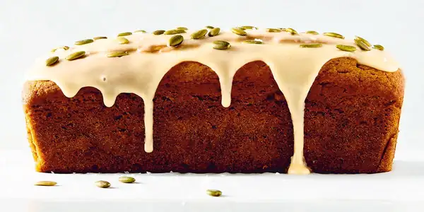 Pumpkin Olive Oil Cake with Maple Olive Oil Glaze