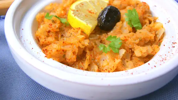 Moroccan Cabbage Salad with Chermoula