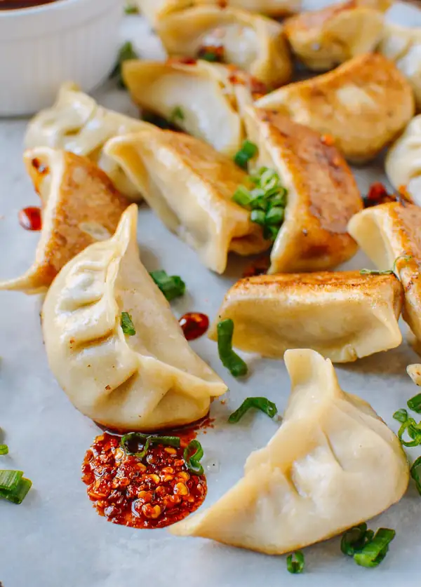 Chicken Dumplings with Shiitake Mushrooms