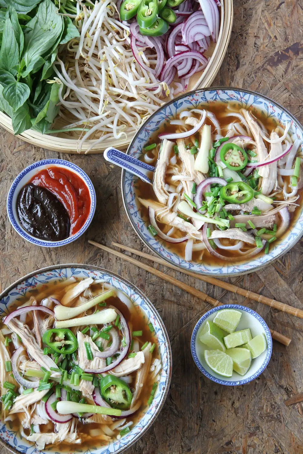 Pho with chicken