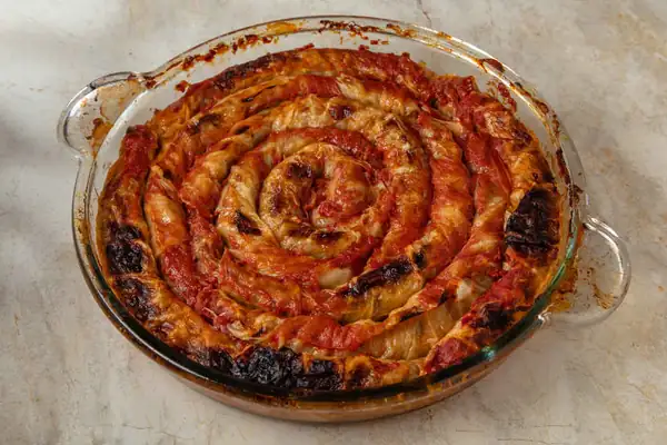 Cabbage Rolls on a Tray
