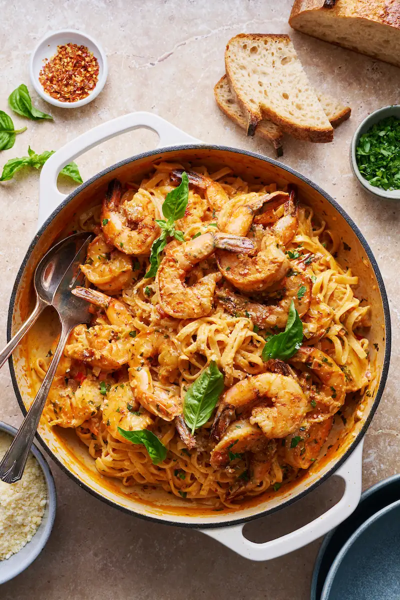 Creamy Cajun Shrimp Pasta Recipe