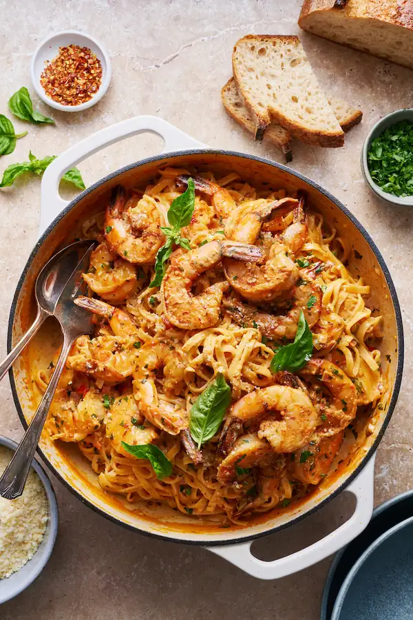 Creamy Cajun Shrimp Pasta Recipe