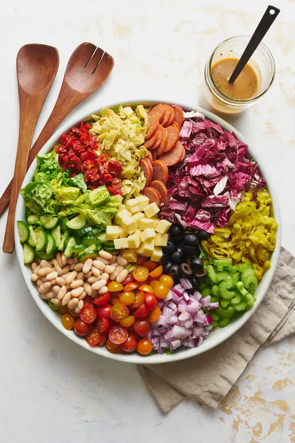 Pesto Orzo Pasta Salad with Zucchini, Goat Cheese, and Tomatoes