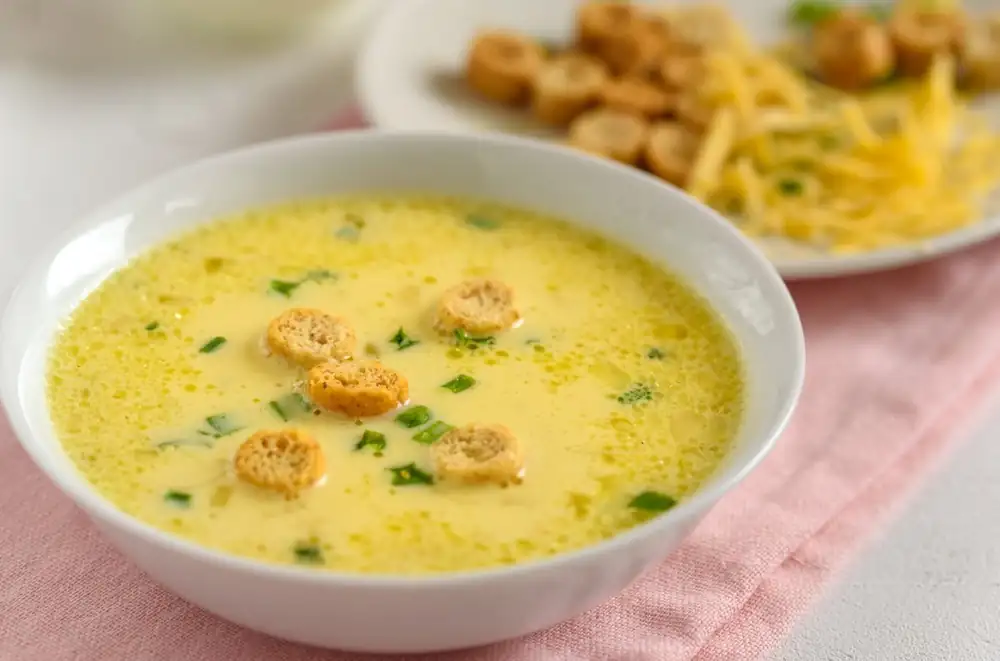 A warming and filling mustard soup. A surprising recipe that everyone will enjoy
