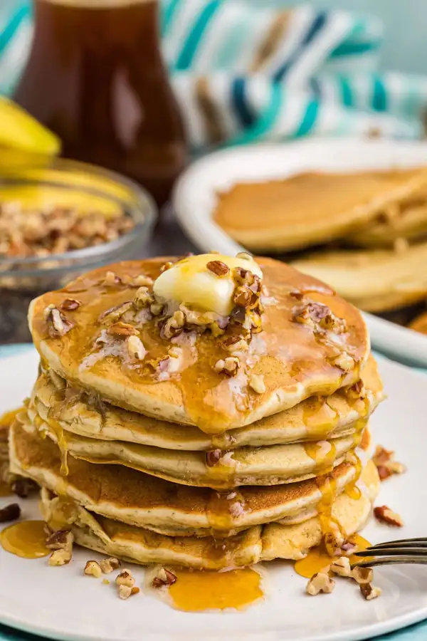 Banana Pecan Pancakes