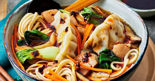 Ramen-inspired chicken stew