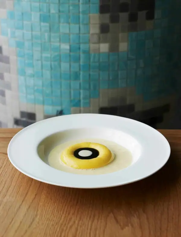 Pumpkin Sformato and Anise Cream