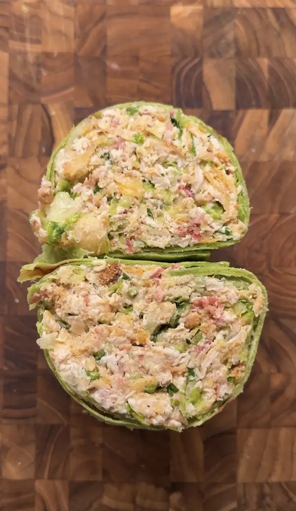 Chopped Chicken Caesar Wrap (Inspired by Vinny’s Cafe)
