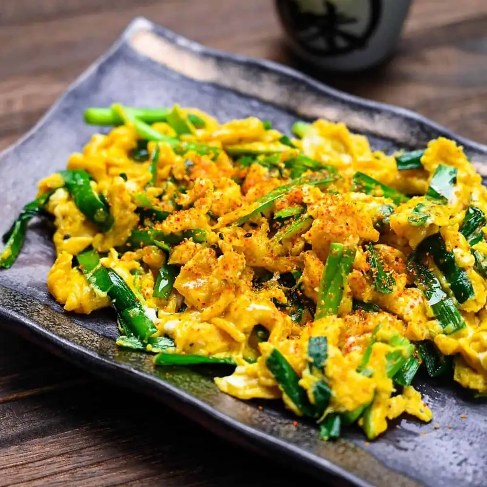 Niratama (Stir-fried Garlic Chive with Egg)