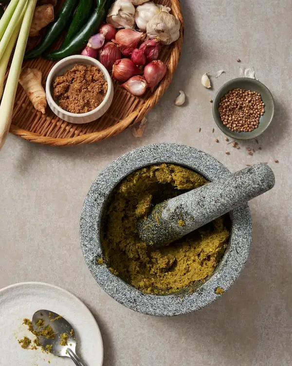 Curry verde tailandés casero
