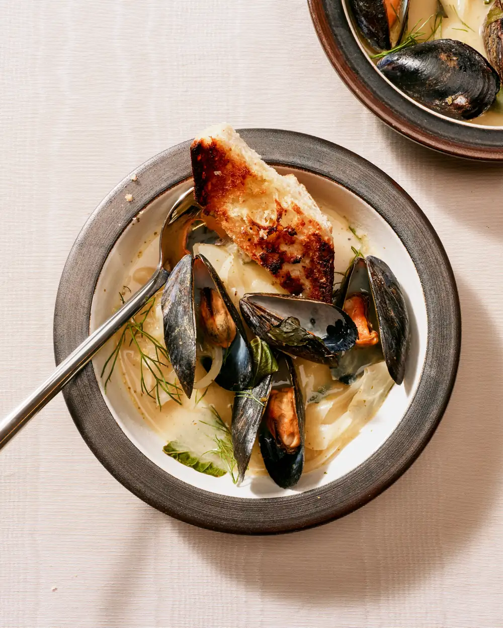 Mussels Dijonnaise