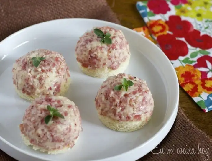 Pasta for canapés: Salami and cheese - Pilar Hernández's Chilean Kitchen