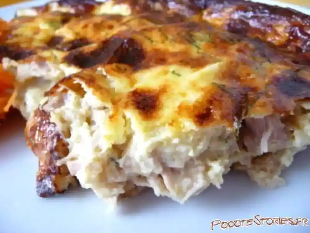 Tuna and chive clafoutis recipe