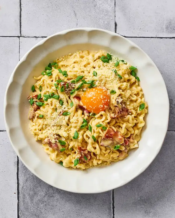 Green Curry Ramen Carbonara