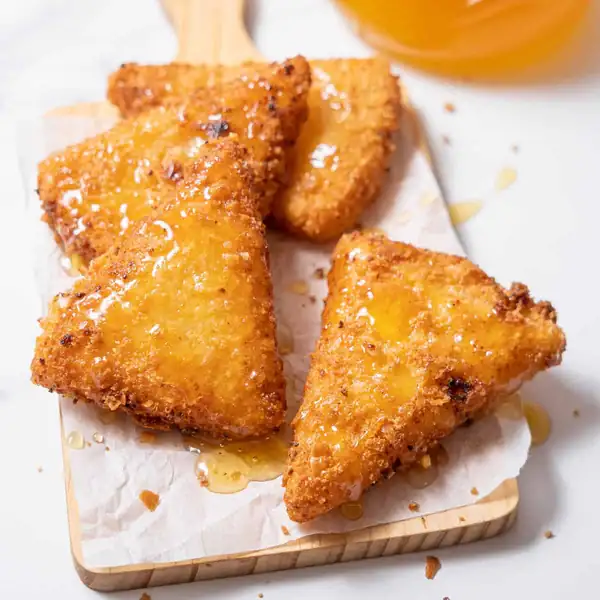 Fried Goat Cheese with Honey