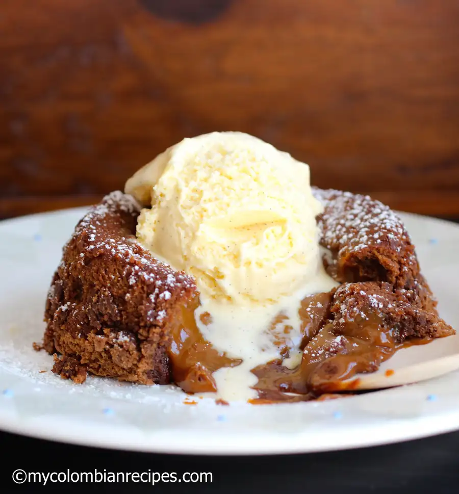 Chocolate-Dulce de Leche Lava Cake Recipe