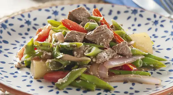 Healthy green bean stir-fry: step-by-step recipe