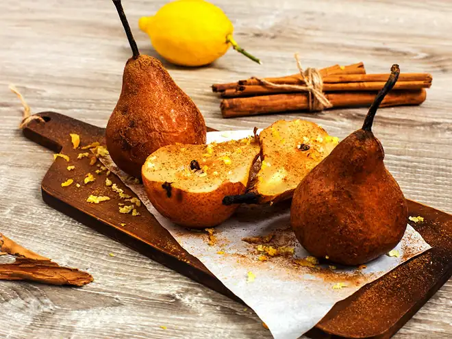 Baked Pears Recipe (easy, quick)