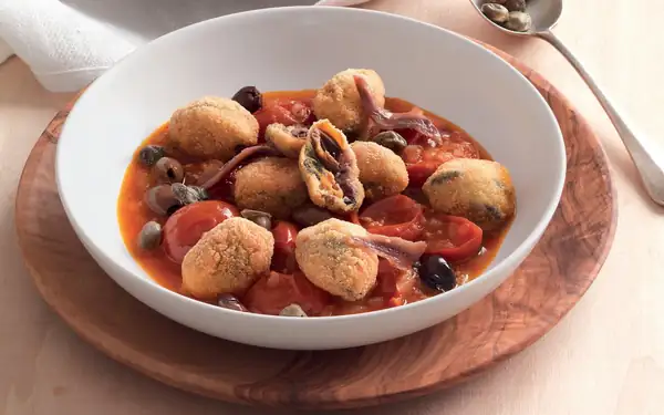 Mejillones al estilo Ascoli en salsa de tomate