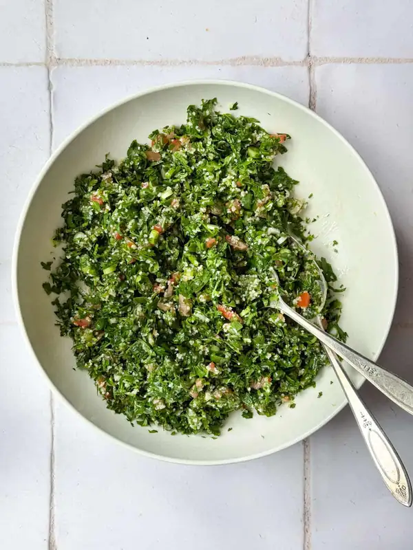 Receta de ensalada tabouli (tabulé)