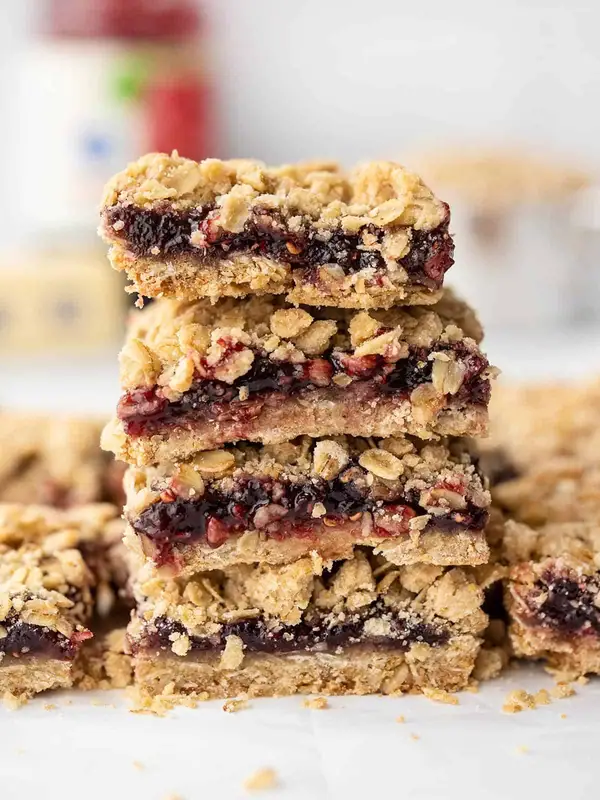 Raspberry Oatmeal Bars