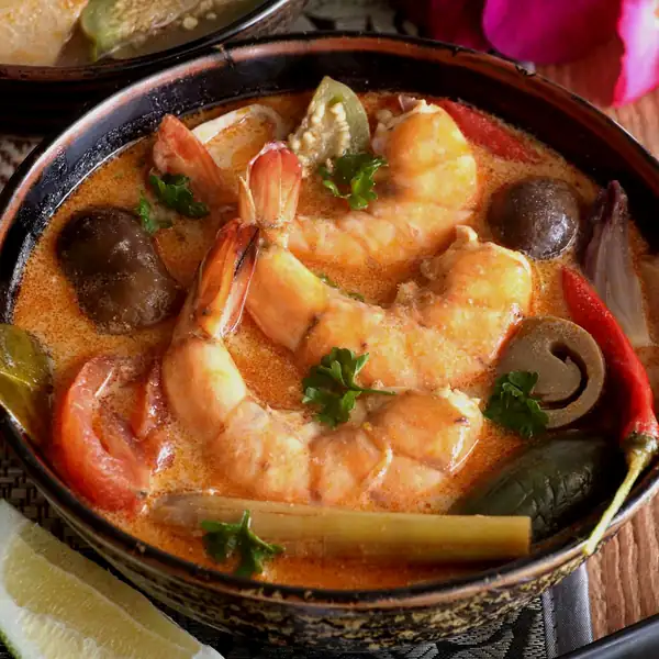 Shrimp in chili crab sauce