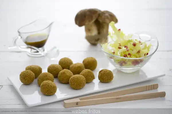 Boletus croquettes