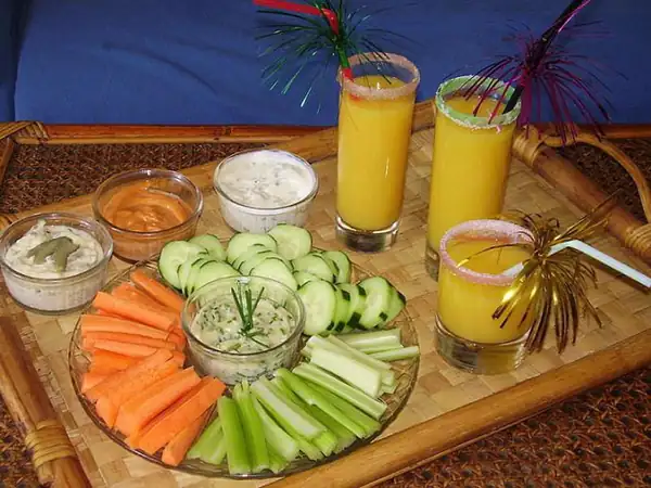 Crudités appetizers