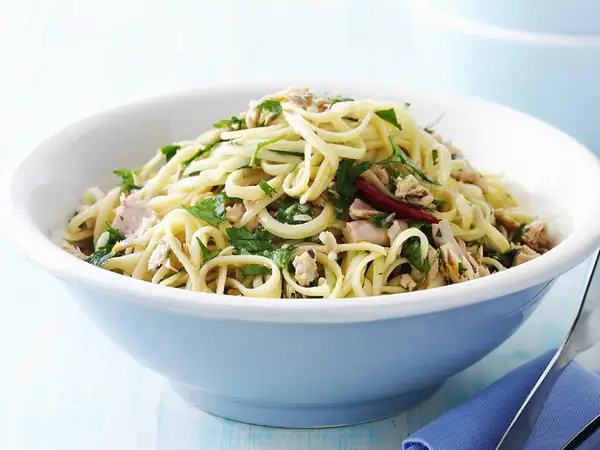 Lemon tuna pasta