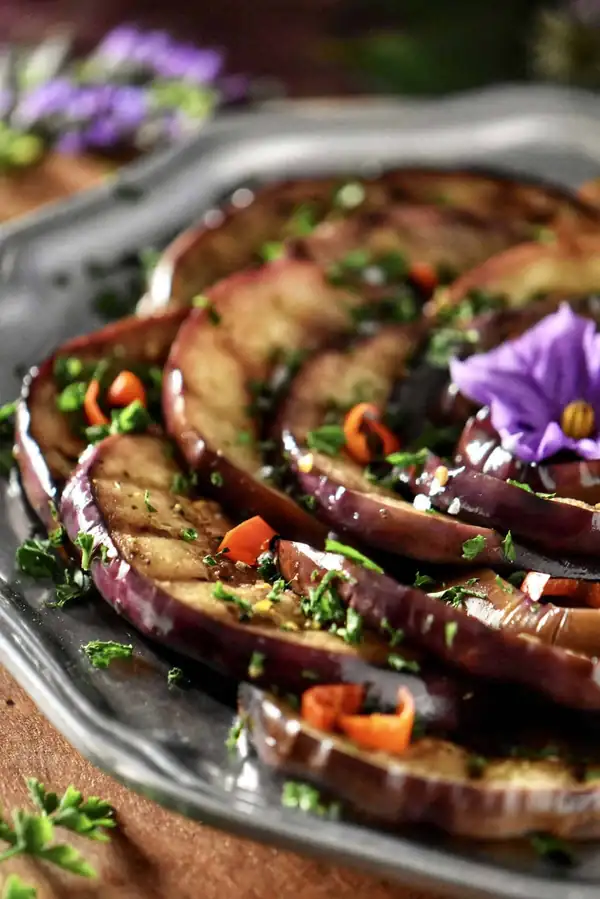 Grilled Eggplant Recipe with Marinade