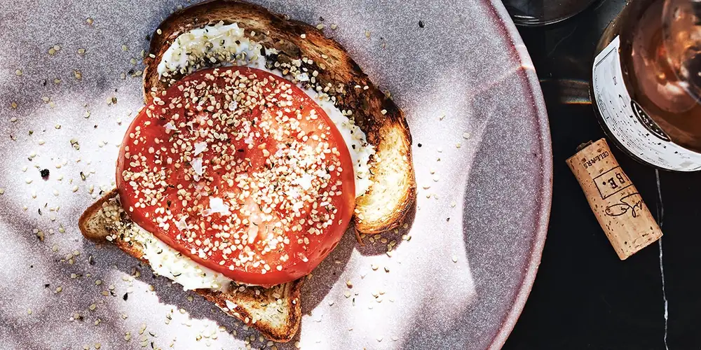 Martha’s Open-Faced Grilled Tomato Sandwiches