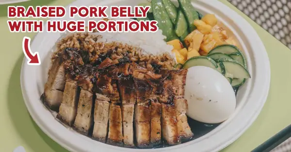 Oinkers & Buns Review: Shoyu Braised Pork Belly Rice And Pulled Pork Burger At $6