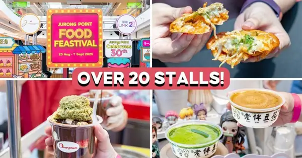 El festival gastronómico de Jurong Point regresa hasta el 7 de septiembre: durian matcha, samyang takoyaki y mucho más