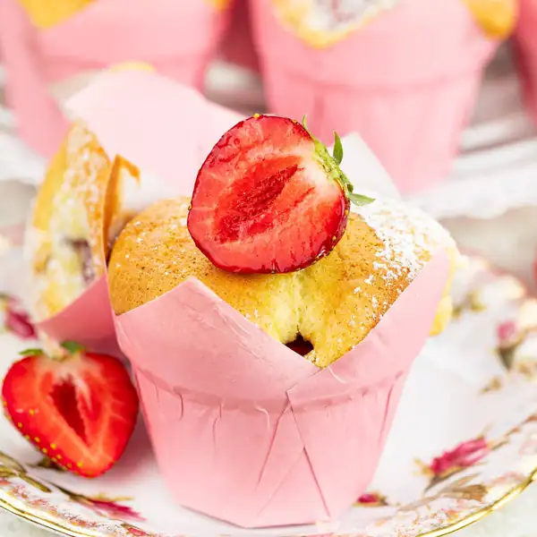 Strawberry muffins