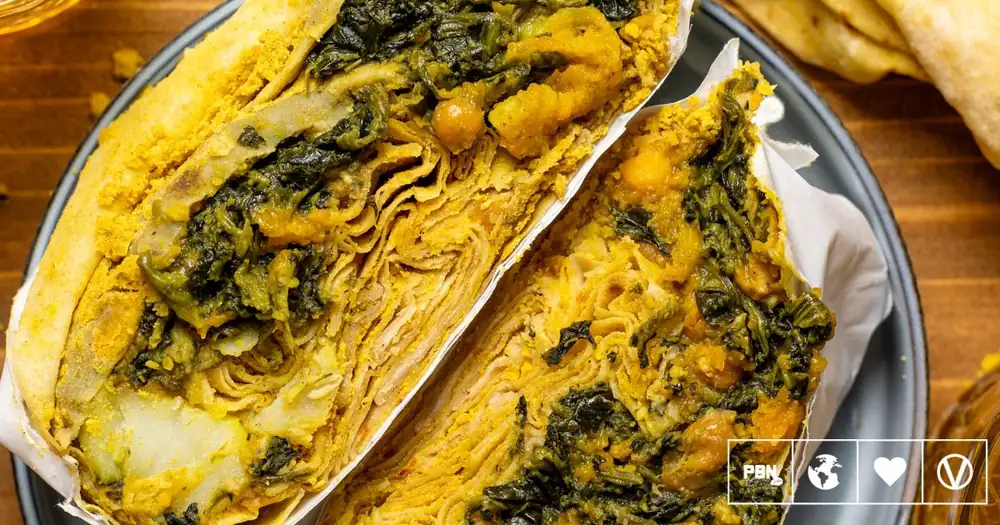 Loaded Dhal Puri Roti
