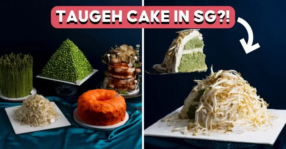 Baker’s Brew Has Vegetable Cakes For April Fool’s Day, Made With Real Taugeh, Mushrooms And More
