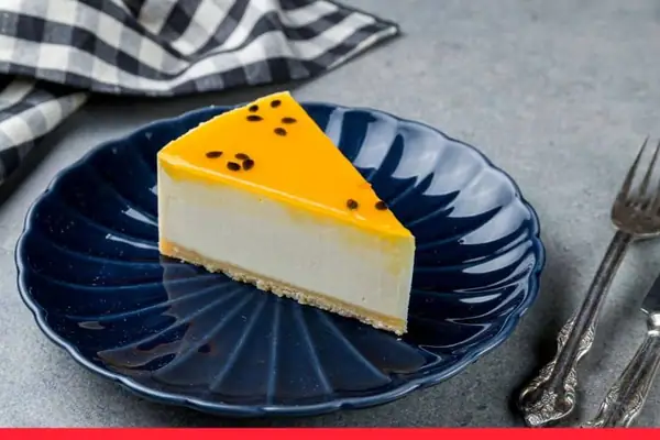 Tarta de queso con maracuyá (Lilikoi)
