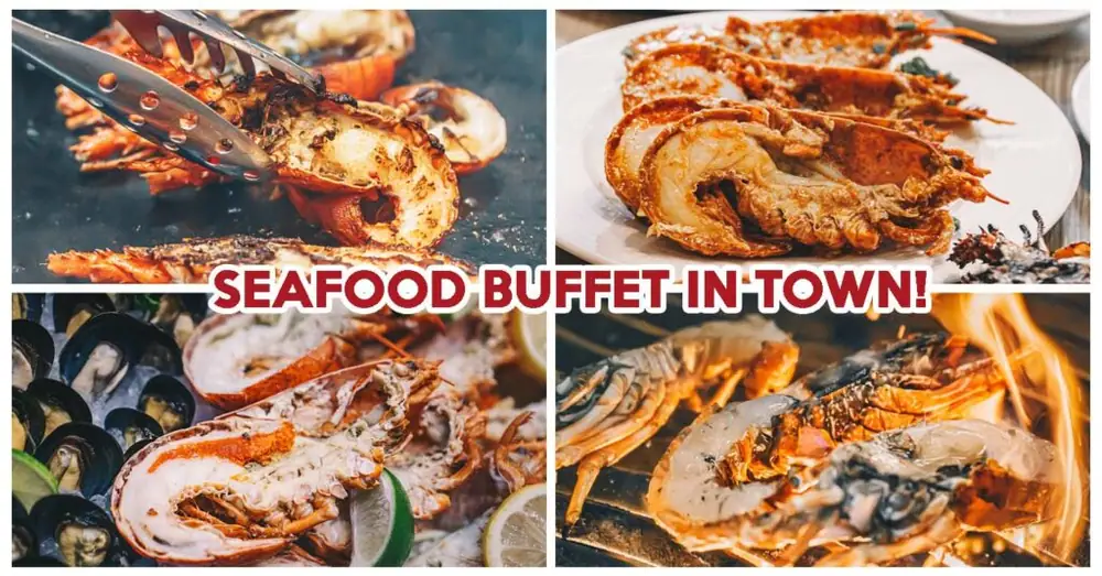 J65 ofrece bufés diarios de mariscos con barbacoa, ostras y langostas desde $44++ por persona