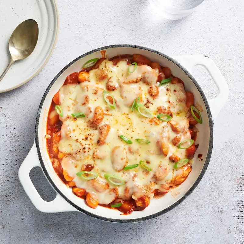 Weeknight Korean Fire Chicken Gnocchi