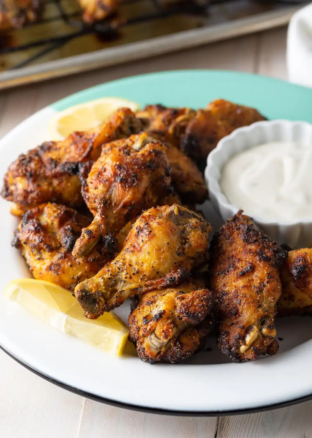 Baked Lemon Pepper Wings Recipe (VIDEO)