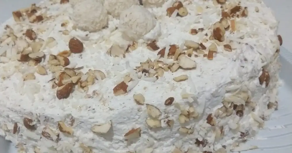 Raffaello Cake recipe, submitted by babih nascimento