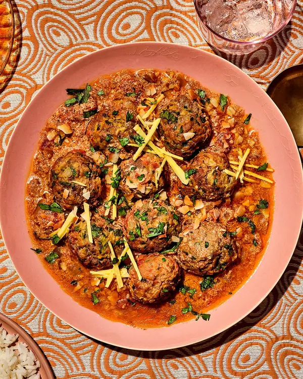Delhi-Style Lamb Meatball Curry Recipe