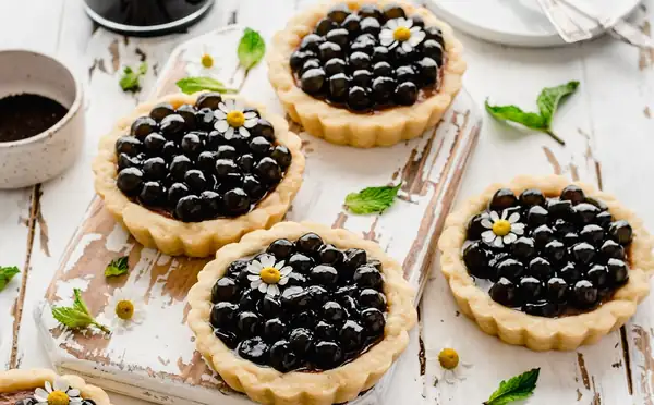 Tartaletas clásicas de té boba