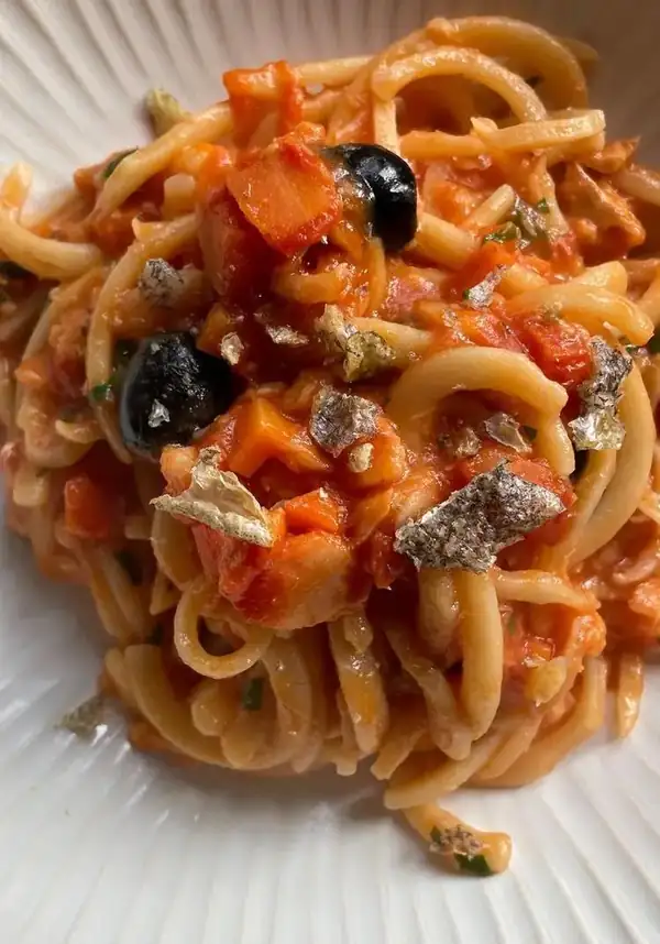 Scialatielli with cod
