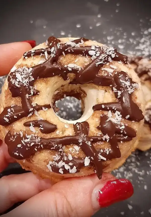 Coconut and Chocolate Donuts