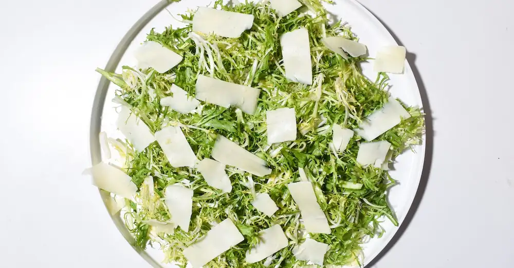 Chilled Cheddar and Frisée Salad