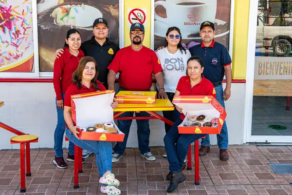 Donas al estilo californiano en Wicho's en Oaxaca