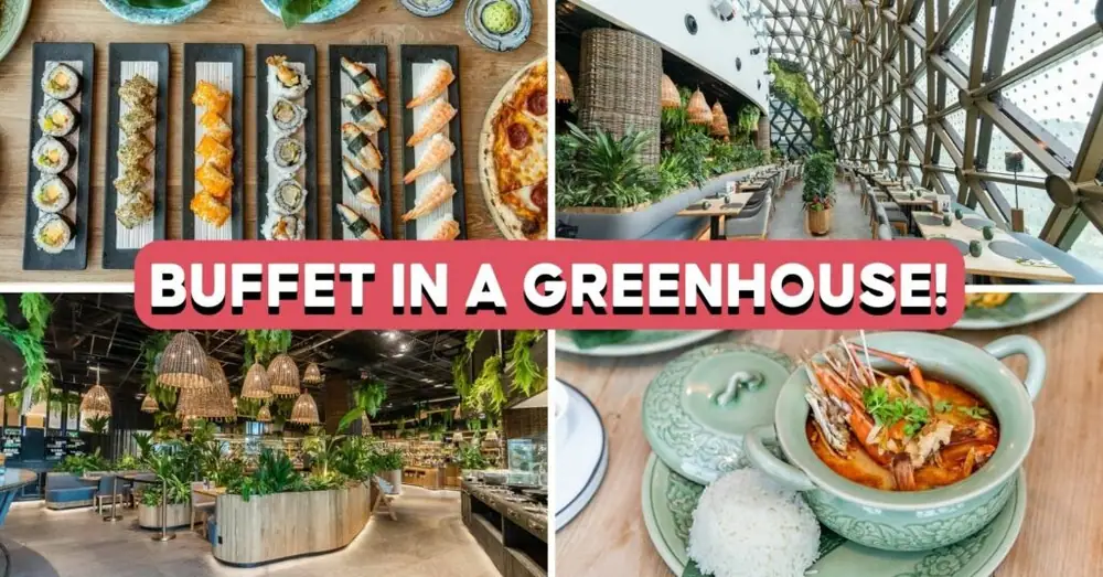 El Dusit Thani Laguna cuenta con un bufé con temática de bosque y sashimi de salmón ilimitado
