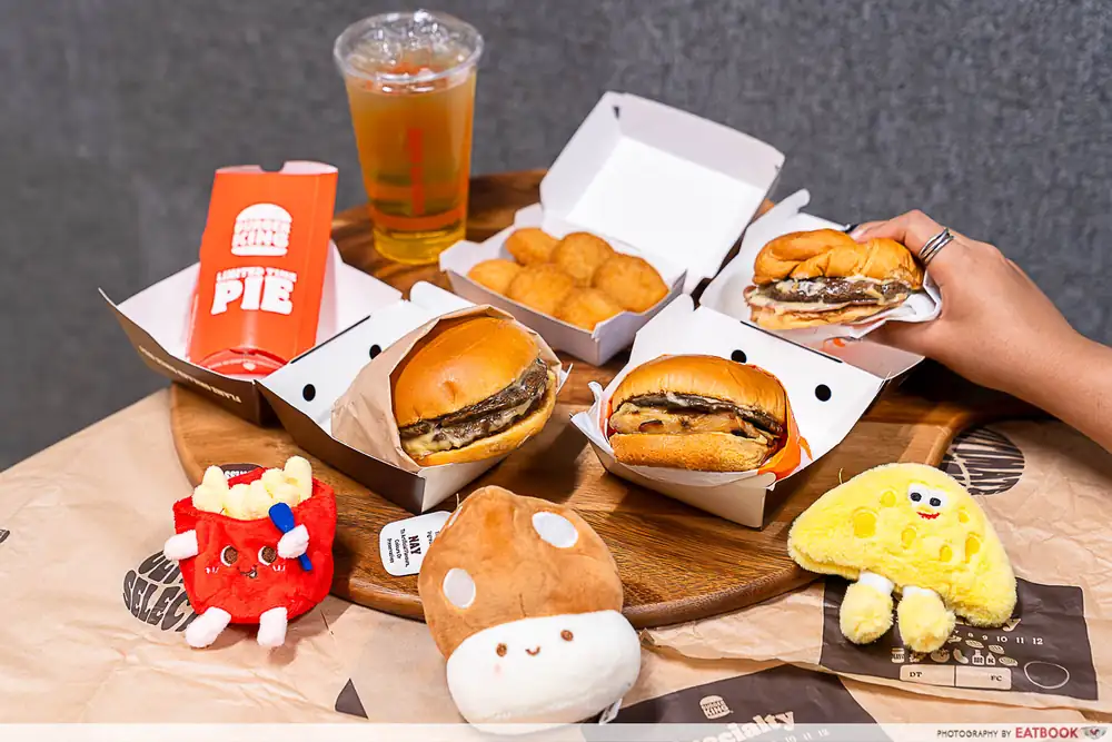 La hamburguesa Portobello Mushroom Swiss de Burger King regresa con carne Angus mejorada, ¡y además podrás ganar llaveros de peluche!